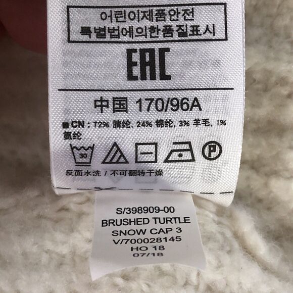 GAP Women’s Open Front Cardigan Snowflake Milk Split Hem Tag Size Medium - Picture 16 of 16